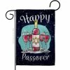 Angeleno Heritage MADE AND DESIGNED LOS ANGELES CALIFORNIA 13 in. x 18.5 in. Happy Passover Religious Double-Sided Garden Flag Religious Decorative Vertical Flags