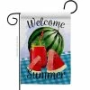 Angeleno Heritage MADE AND DESIGNED LOS ANGELES CALIFORNIA 13 in. x 18.5 in. Watermelon Summer Food Double-Sided Garden Flag Food Decorative Vertical Flags