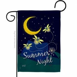 Angeleno Heritage MADE AND DESIGNED LOS ANGELES CALIFORNIA 13 in. x 18.5 in. Summer Fireflies Outdoor Double-Sided Garden Flag Outdoor Decorative Vertical Flags