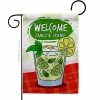 Angeleno Heritage MADE AND DESIGNED LOS ANGELES CALIFORNIA 13 in. x 18.5 in. Cool Mojito with Friends Beverages Double-Sided Garden Flag Beverages Decorative Vertical Flags
