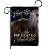 Angeleno Heritage MADE AND DESIGNED LOS ANGELES CALIFORNIA 13 in. x 18.5 in. American Eagle Patriotic Double-Sided Garden Flag Patriotic Decorative Vertical Flags