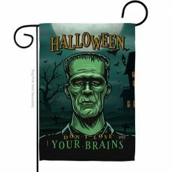 Angeleno Heritage MADE AND DESIGNED LOS ANGELES CALIFORNIA 13 in. x 18.5 in. Green Monster Garden Flag Double-Sided Fall Decorative Vertical Flags