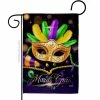 Angeleno Heritage MADE AND DESIGNED LOS ANGELES CALIFORNIA 13 in. x 18.5 in. Mardi Gras Party Spring Double-Sided Garden Flag Spring Decorative Vertical Flags