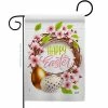 Angeleno Heritage MADE AND DESIGNED LOS ANGELES CALIFORNIA 13 in. x 18.5 in. Easter Wreath Spring Double-Sided Garden Flag Spring Decorative Vertical Flags