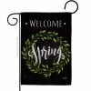 Angeleno Heritage MADE AND DESIGNED LOS ANGELES CALIFORNIA 13 in. x 18.5 in. Spring Wreath Spring Double-Sided Garden Flag Spring Decorative Vertical Flags