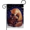 Angeleno Heritage MADE AND DESIGNED LOS ANGELES CALIFORNIA 13 in. x 18.5 in. Mama Bear Love Animals Double-Sided Garden Flag Animals Decorative Vertical Flags