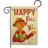 Angeleno Heritage MADE AND DESIGNED LOS ANGELES CALIFORNIA 13 in. x 18.5 in. Fall Scarecrow Garden Flag Double-Sided Fall Decorative Vertical Flags