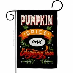Angeleno Heritage MADE AND DESIGNED LOS ANGELES CALIFORNIA 13 in. x 18.5 in. Everything Nice Garden Flag Double-Sided Readable Both Sides Fall Harvest and Autumn Decorative