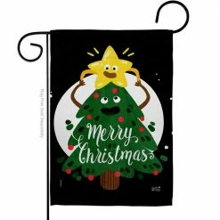 Angeleno Heritage MADE AND DESIGNED LOS ANGELES CALIFORNIA 13 in. x 18.5 in. Christmas Buddy Garden Flag Double-Sided Winter Decorative Vertical Flags