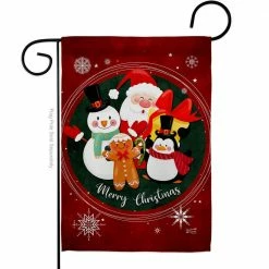 Angeleno Heritage MADE AND DESIGNED LOS ANGELES CALIFORNIA 13 in. x 18.5 in. Holidays Friends Christmas Garden Flag Double-Sided Winter Decorative Vertical Flags