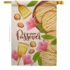 Angeleno Heritage MADE AND DESIGNED LOS ANGELES CALIFORNIA 28 in. x 40 in. Happy Pesach Religious House Flag Double-Sided Decorative Vertical Flags