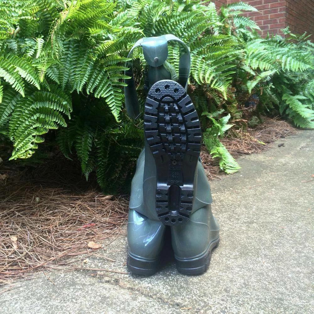 HOMESTYLES 20 in. Sophie the Boot Buddies Dog Sculpture and Planter Home and Garden Loyal Companion Statue Olive Gloss - Image 9
