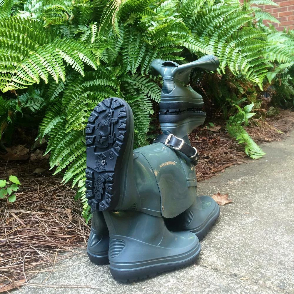 HOMESTYLES 15 in. Lily the Boot Buddies Dog Sculpture and Planter Home and Garden Loyal Companion Statue - Image 4