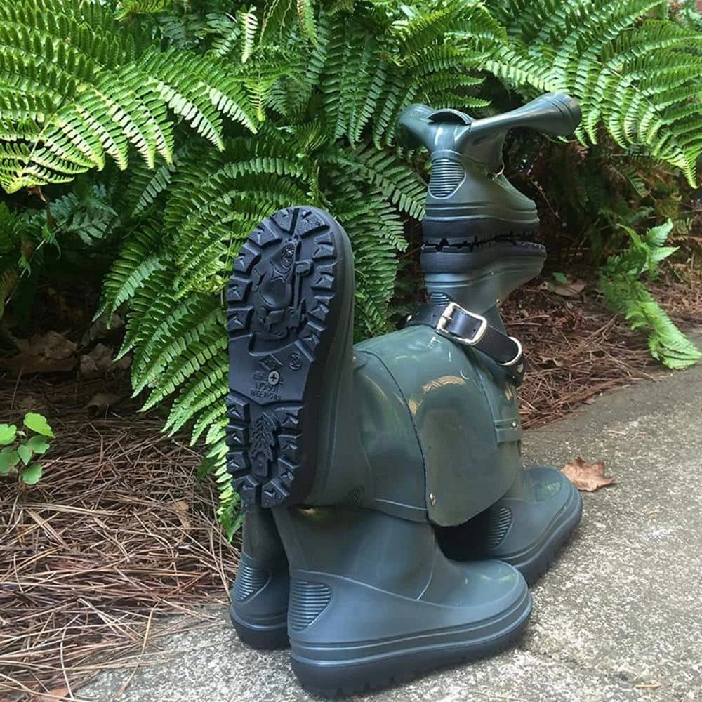 HOMESTYLES 15 in. Lily the Boot Buddies Dog Sculpture and Planter Home and Garden Loyal Companion Statue - Image 12