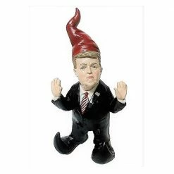 HOMESTYLES 15 in. H Nowaday Gnomes - President Gnome Donald The American Commander-in-Chief Military Gnome Statue