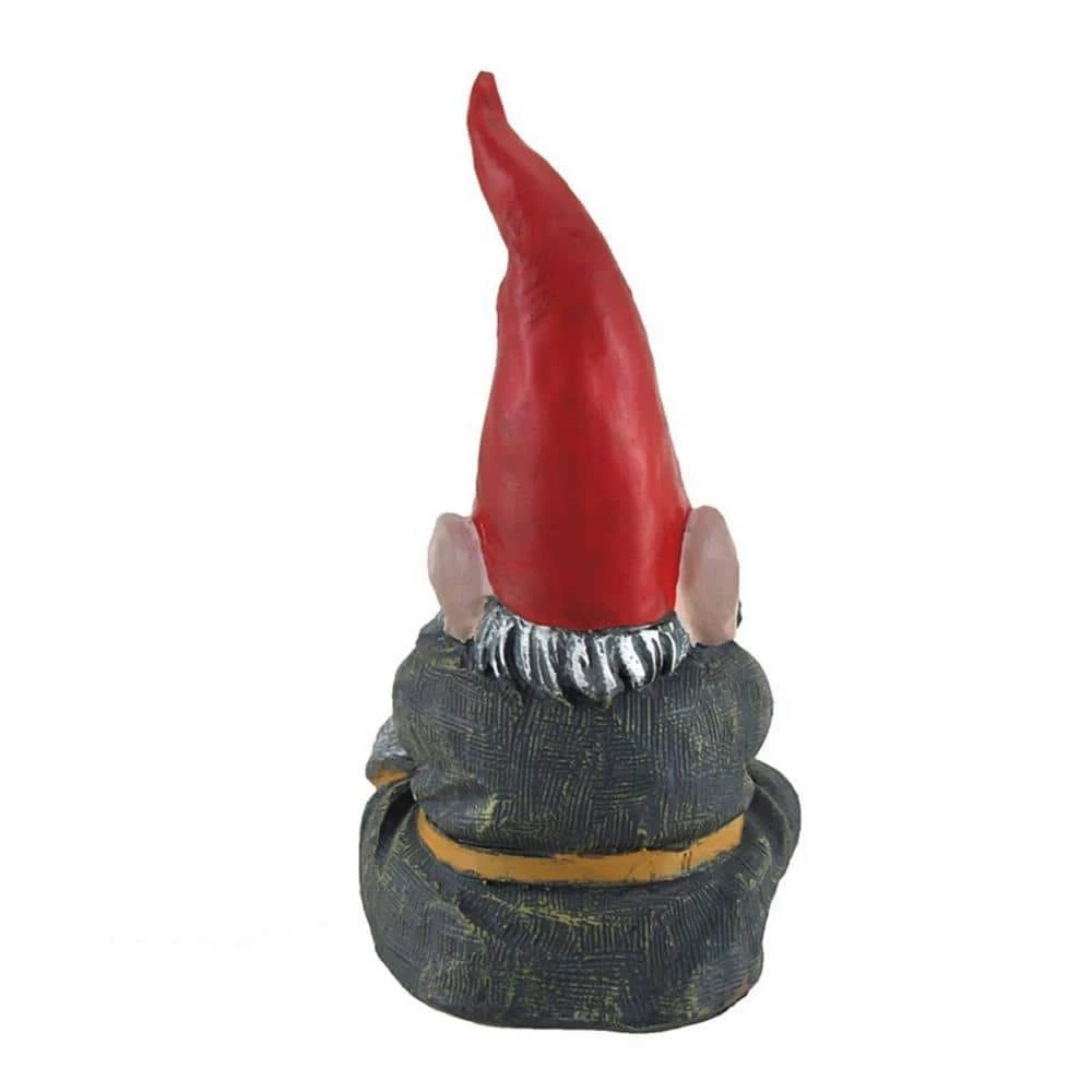 HOMESTYLES 11 in. H Meditating ZEN "Mordecai" the Yoga Garden Gnome Figurine Statue - Image 4