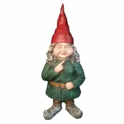 HOMESTYLES 8.5 in. H "Zelda" the Female Garden Gnome Figurine