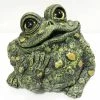 HOMESTYLES Toad Hollow 10 in. W Large Toad Dreamer Whimsical Home and Garden Statue