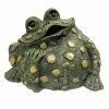 HOMESTYLES 14 in. W. Toad Hollow X-Large Toad Dreamer Whimsical Home and Garden Statue