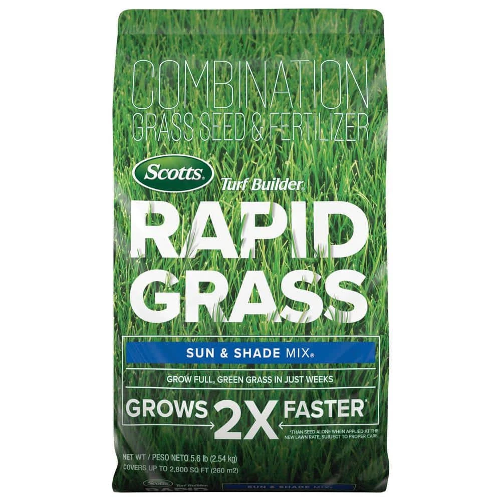 Scotts Turf Builder Rapid Grass 5.6 lb. Sun and Shade Grass Seed