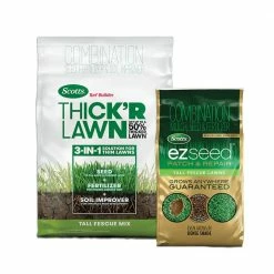 Scotts 40 lbs. Thick'R Tall Fescue Grass Seed and 10 lbs. EZ Seed Tall Fescue Bundle