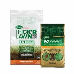 Scotts Turf Builder Thick'R Lawn 40 lbs. Bermuda Grass Seed and EZ Seed 10 lbs. Bermuda Bundle