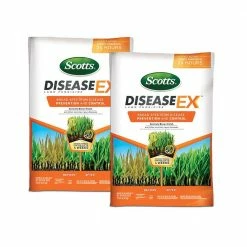 Scotts DiseaseEx 10 lbs. 5,000 sq. ft. Lawn Fungicide Controls and Prevents Disease Up to 4 Weeks (2-Pack)