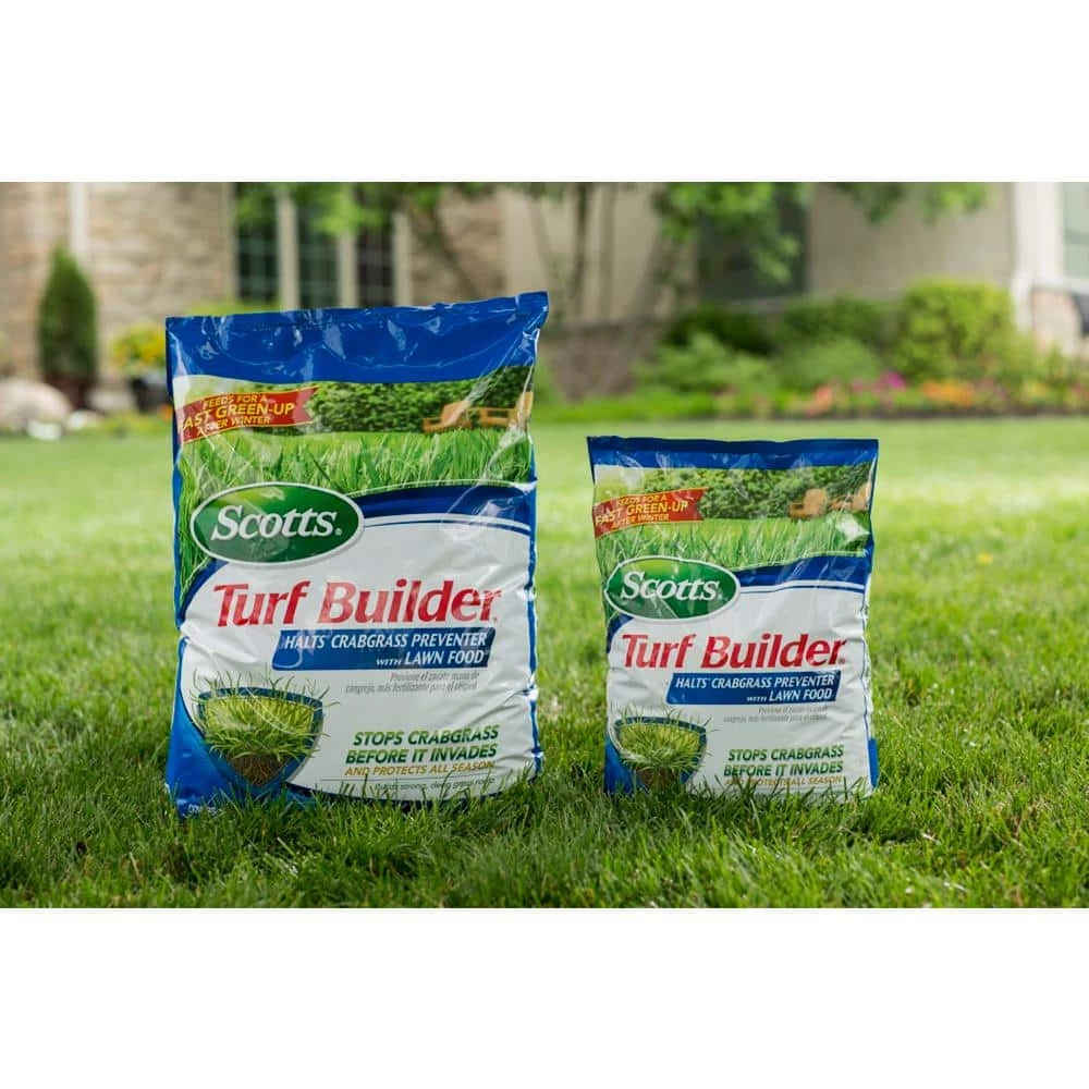 Scotts Turf Builder 40.05 lbs. 15,000 sq. ft. Halts Crabgrass Preventer with Lawn Fertilizer - Image 8