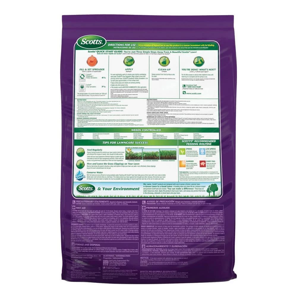 Scotts Bonus S 17.24 lb. 5,000 sq. ft. Southern Weed and Feed Fertilizer - Image 2