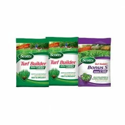Scotts 3-Part Fertilizer Bundle for Small Yards (Southern) with Bonus S Weed & Feed and 2 Southern Lawn Food