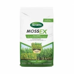 Scotts MossEx 18.37 lbs. 5,000 sq. ft. Moss Killer with Added Nutrients for Greener Grass