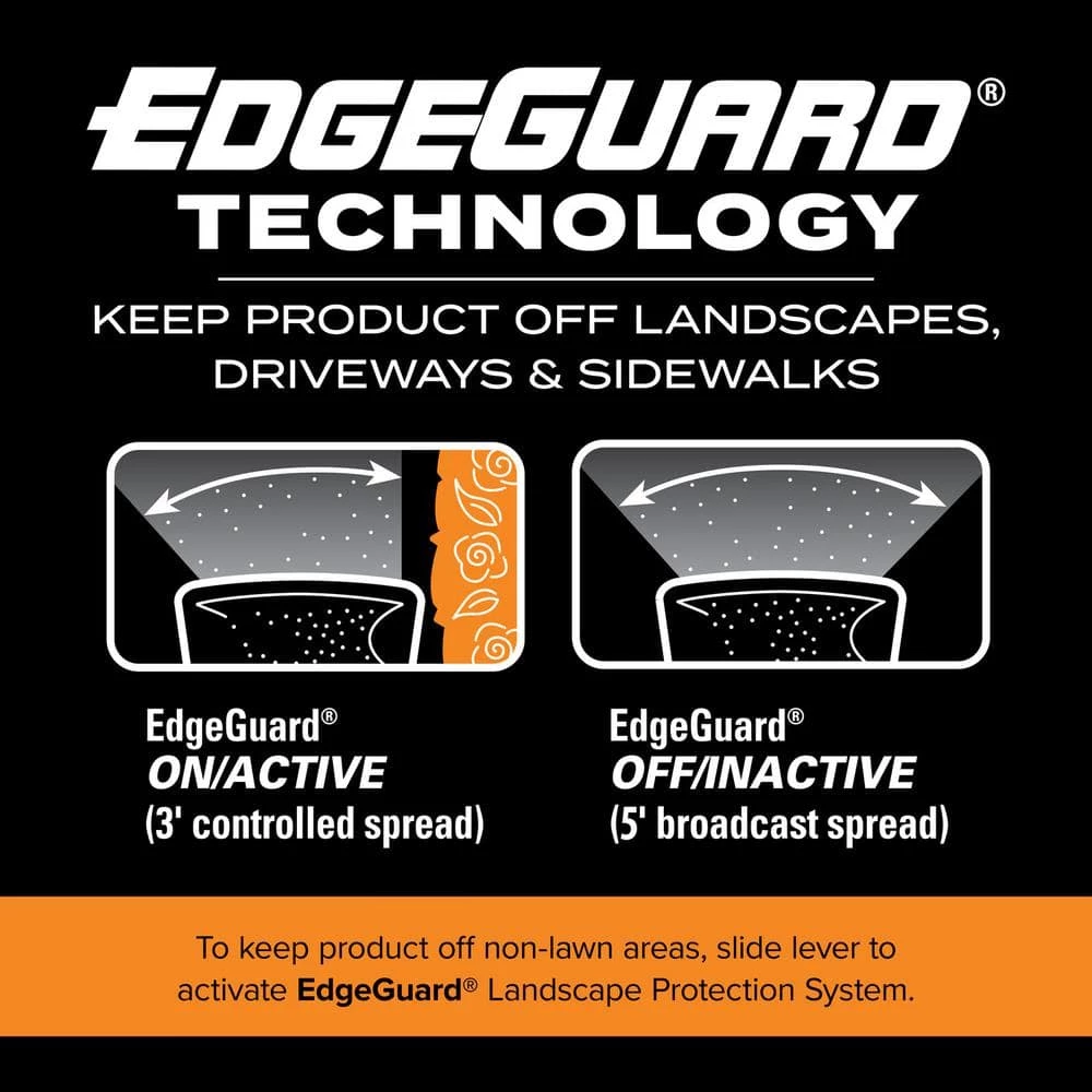 Scotts Turf Builder EdgeGuard Mini, 5,000 sq. ft. Broadcast Spreader for Seed, Fertilizer, and Ice Melt - Image 8