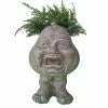 HOMESTYLES 12 in. Stone Wash Crybaby Muggly Planter Statue Hold 4 in. Pot